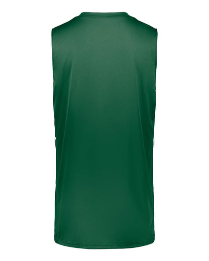 Augusta Sportswear Youth Alley-Oop Reversible Jersey 1167 #color_Dark Green/ White