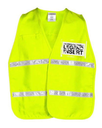 Kishigo Unisex 700 Series Incident Command Vest 3700 #color_3713I Lime