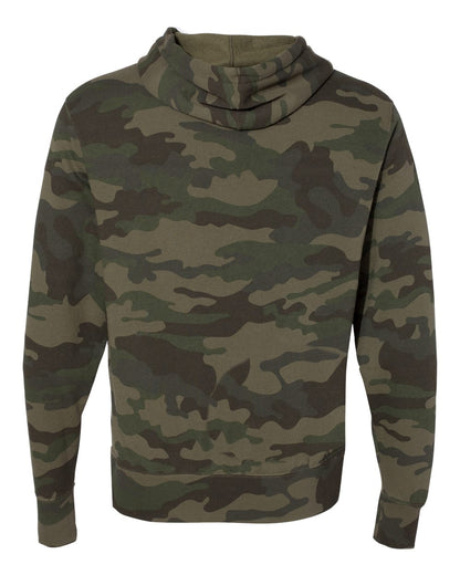 Independent Trading Co. Unisex Lightweight Hooded Sweatshirt AFX90UN #color_Forest Camo