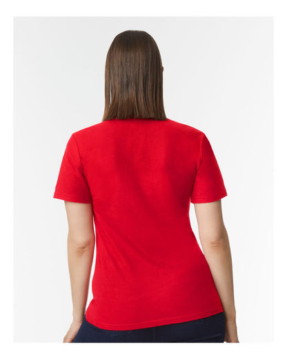 Gildan Women's Softstyle® Pique Polo 64800L #colormdl_Cherry Red