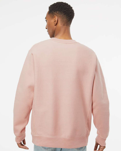 Independent Trading Co. Unisex Legend Premium Heavyweight Cross-Grain Crewneck Sweatshirt IND5000C #colormdl_Dusty Pink