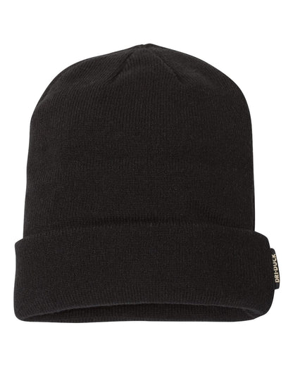 DRI DUCK Basecamp Performance Cuffed Beanie 3562 #color_Black