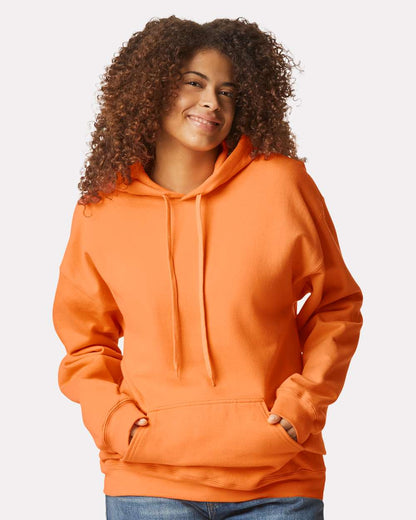 Gildan Softstyle® Midweight Hooded Sweatshirt SF500 #colormdl_Tangerine