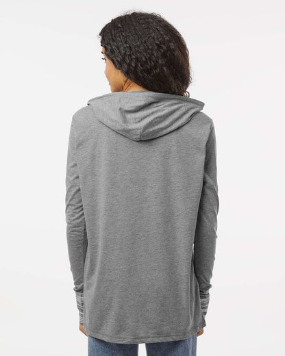 MV Sport Women's Heathered Jersey Hooded Tunic W19439 #colormdl_Graphite