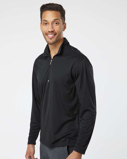 Paragon Unisex Malibu Performance Quarter-Zip Pullover 350 #colormdl_Black