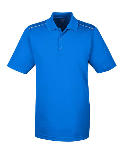 CORE365 Men's Radiant Performance Piqué Polo with Reflective Piping 88181R #color_True Royal
