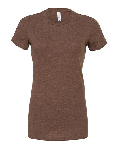 BELLA + CANVAS Women's Slim Fit Tee 6004 #color_Heather Brown