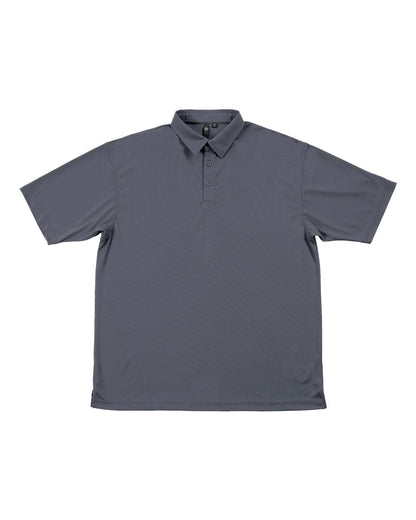 Sierra Pacific Men's Micro Pique Polo 0740 #color_Steel