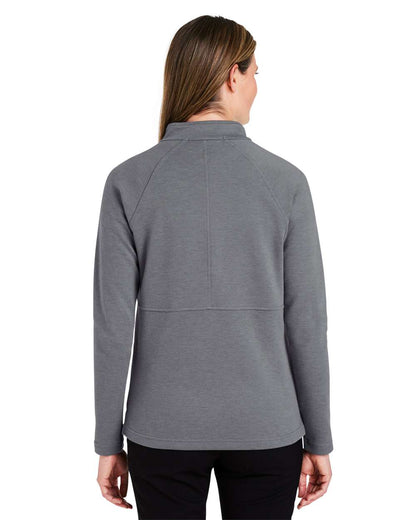 Devon & Jones Women's New Classics® Charleston Quarter-Zip Pullover DG481WZ #colormdl_Graphite Melange