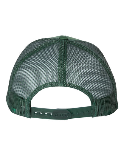 YP Classics Retro Trucker Cap 6606 #color_Evergreen