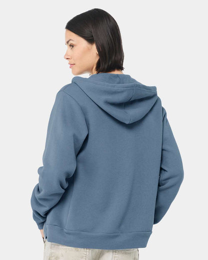 BELLA + CANVAS Sponge Fleece Full-Zip Hoodie 3739 #colormdl_Steel Blue