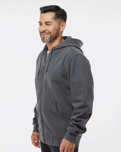 DRI DUCK Men's Crossfire Heavyweight Power Fleece Hooded Jacket with Thermal Lining 7033 #colormdl_Dark Oxford