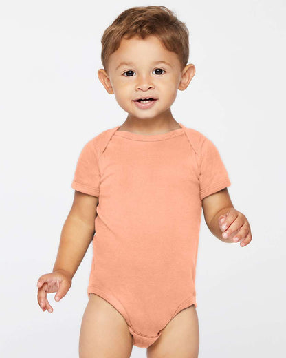 Rabbit Skins Infant Fine Jersey Bodysuit 4424 #colormdl_Sunset