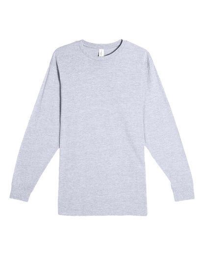 Lane Seven Heavyweight Long Sleeve T-Shirt LS15009 #color_Heather Grey