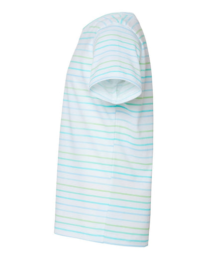 Rabbit Skins Toddler Fine Jersey Tee 3321 #color_Marine Stripe