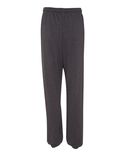 BELLA + CANVAS Sponge Fleece Long Scrunch Pants 3737 #color_Dark Grey Heather