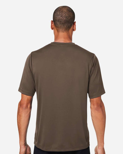Team 365 Men's Zone Performance Mesh T-Shirt TT15 #colormdl_Sport Dark Brown