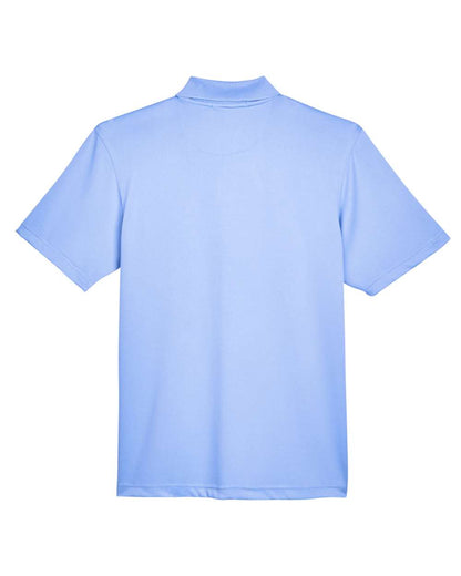 Harriton Men's Advantage Snag Protection Plus IL Snap Placket Polo M345 #color_Industry Blue