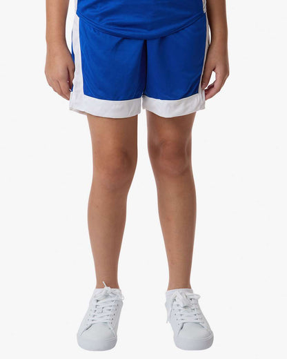 Augusta Sportswear Youth Match-Up Basketball Shorts 6890 #colormdl_Royal/ White