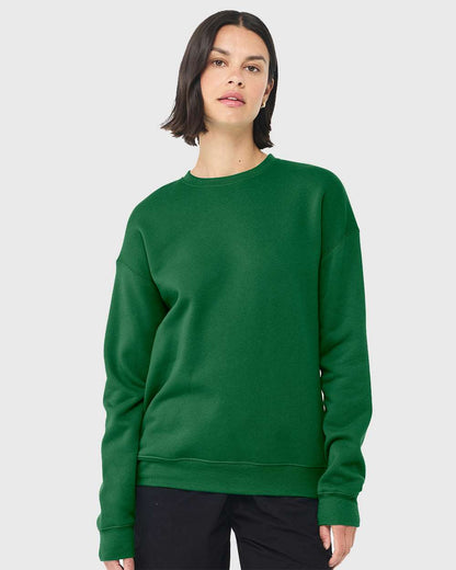 BELLA + CANVAS Unisex Sponge Fleece Drop Shoulder Crewneck Sweatshirt 3945 #colormdl_Kelly