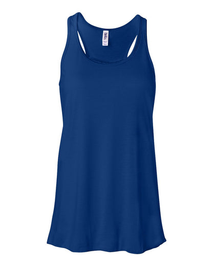 BELLA + CANVAS Women's Flowy Racerback Tank 8800 #color_True Royal