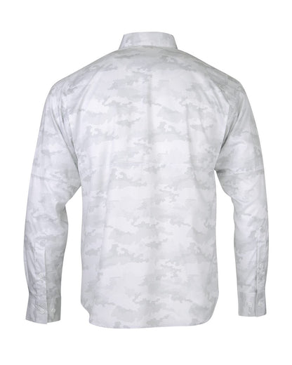 Paragon Men's Buxton Sublimated Fishing Shirt 709 #color_White