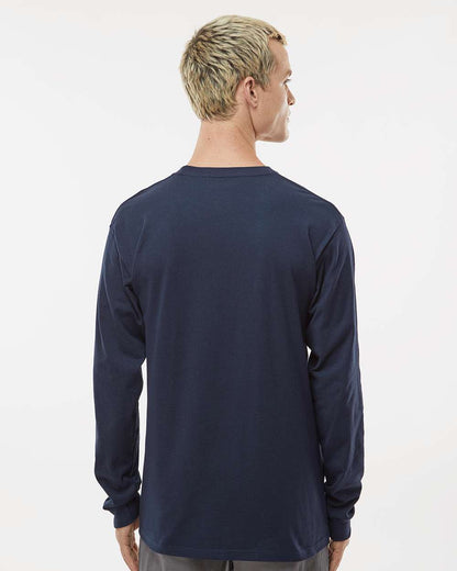 Tultex Heavyweight Jersey Long Sleeve T-Shirt 291 #colormdl_Navy