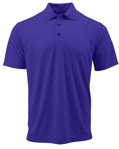 Paragon Men's Saratoga Performance Mini Mesh Polo 100 #color_Purple