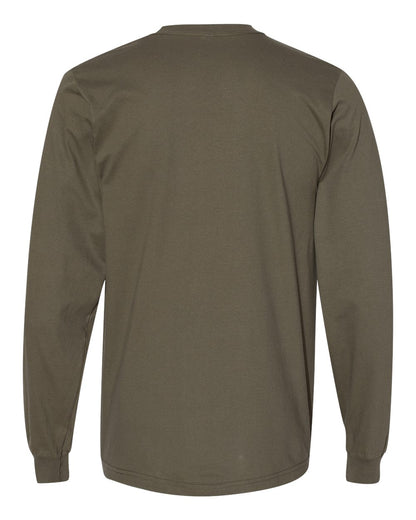 American Apparel Fine Jersey Long Sleeve Tee 2007 #color_Lieutenant