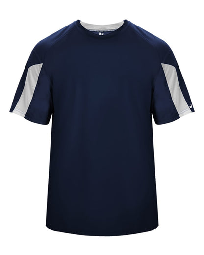 Badger Striker T-Shirt 4176 #color_Navy/ White