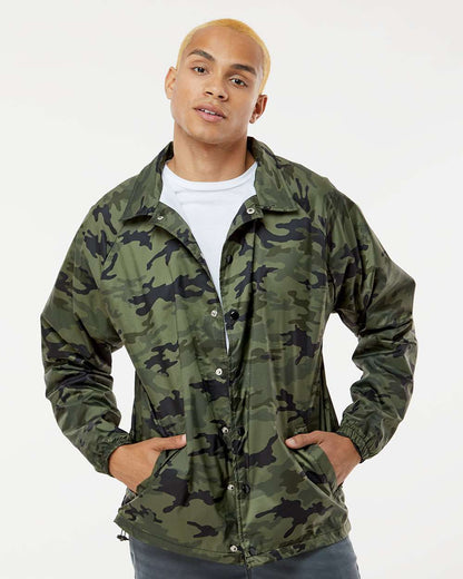 Burnside Mentor Coach's Jacket 9718 #colormdl_Green Camo