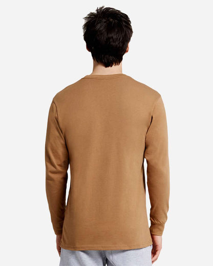 Lane Seven Heavyweight Long Sleeve T-Shirt LS15009 #colormdl_Toasted Coconut