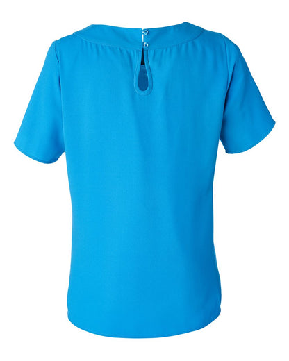 Devon & Jones Women's Perfect Fit™ Boat Neck Blouse DP613W #color_Ocean Blue