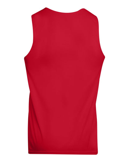 Augusta Sportswear Unisex Reversible Wicking Tank Top 148 #color_Red/ White