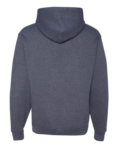 JERZEES Unisex NuBlend® Hooded Sweatshirt 996MR #color_Vintage Heather Navy