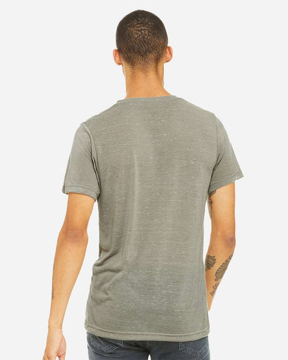 BELLA + CANVAS Unisex Textured Jersey V-Neck Tee 3655 #colormdl_Stone Marble
