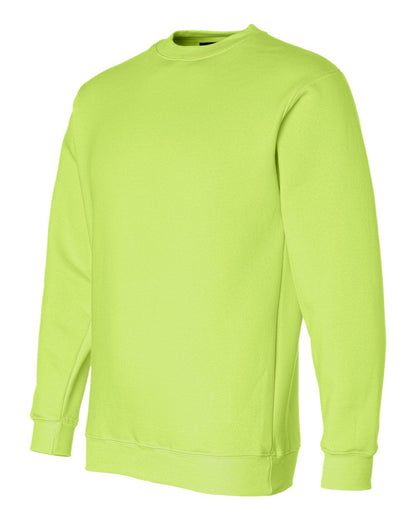 Bayside USA-Made Crewneck Sweatshirt 1102 #color_Lime Green