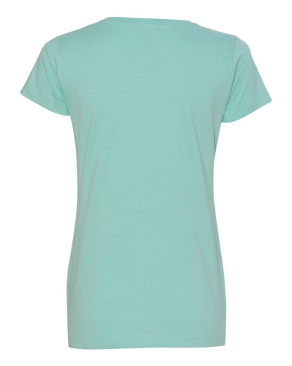 LAT Women's Fine Jersey V-Neck Tee 3507 #color_Chill