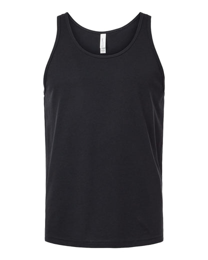 BELLA + CANVAS Heather CVC Tank 3480CVC #color_Solid Black Blend