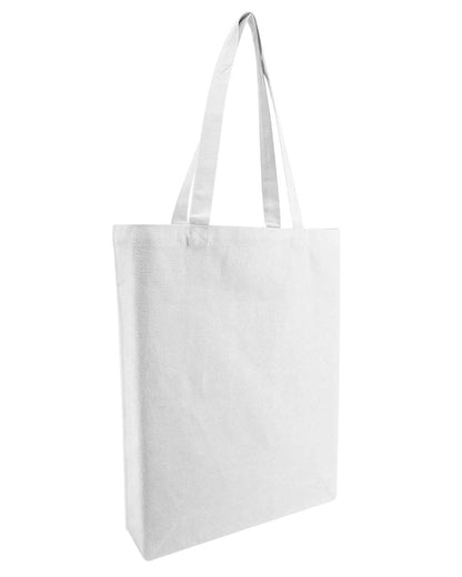 OAD Midweight Recycled Gusseted Tote OAD106R #color_White