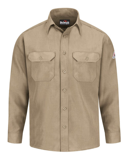 Bulwark Uniform Shirt Nomex® IIIA - Tall Sizes SND2T #color_Tan