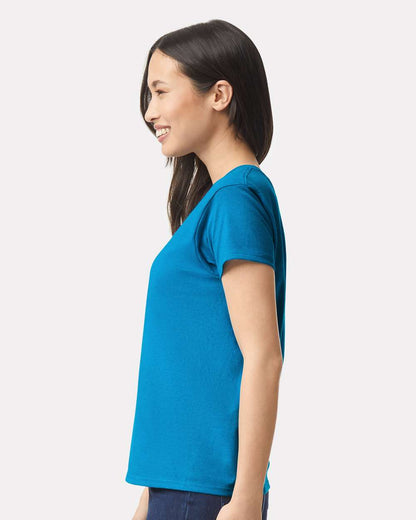 Gildan Women's Ultra Cotton® T-Shirt 2000L #colormdl_Sapphire