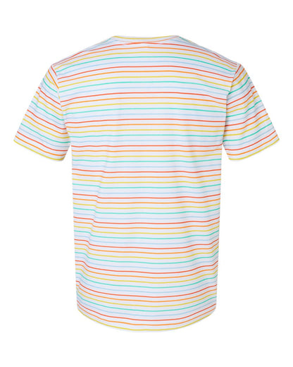 LAT Unisex Fine Jersey Tee 6901 #color_Rainbow Stripe