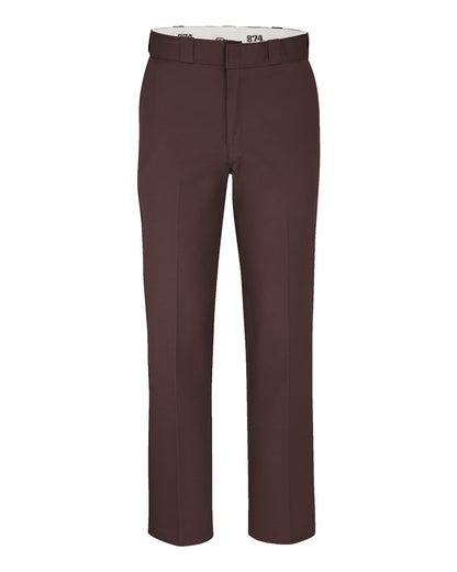 Dickies Industrial 874® Work Pants P874 #color_Dark Brown - 32I