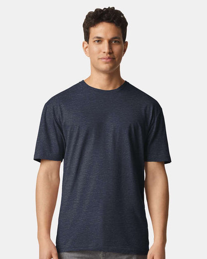 Gildan Unisex Light Cotton T-Shirt 3000 #colormdl_Heather Navy