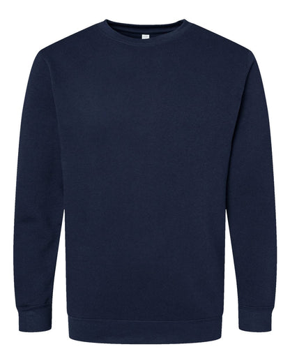 LAT Unisex Elevated Fleece Crewneck Sweatshirt 6925 #color_Navy