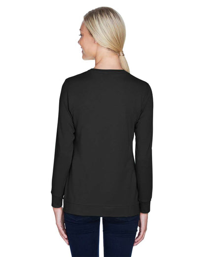 Devon & Jones Women's Perfect Fit™ Ribbon Cardigan DP181W #colormdl_Black