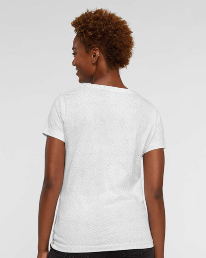 LAT Women's Fine Jersey Tee 3516 #colormdl_White Reptile