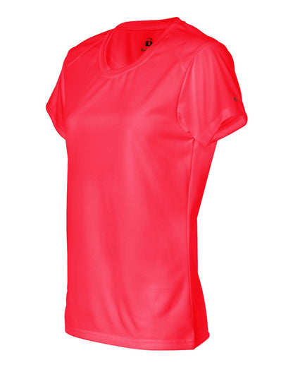 Badger Women’s B-Core T-Shirt 4160 #color_Hot Coral