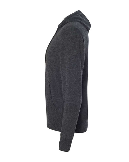 Independent Trading Co. Midweight French Terry Hooded Sweatshirt PRM90HT #color_Charcoal Heather